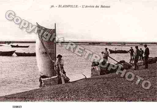 Ville de BLAINVILLESURMER, carte postale ancienne