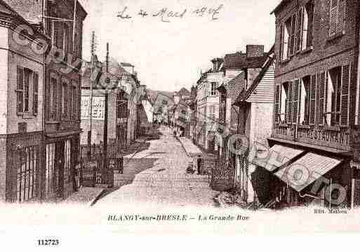 Ville de BLANGYSURBRESLE, carte postale ancienne