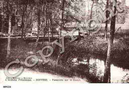 Ville de BOFFRES, carte postale ancienne