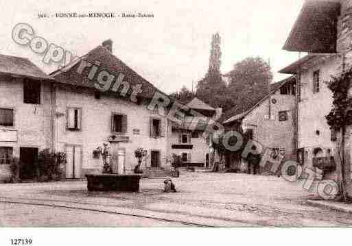 Ville de BONNE, carte postale ancienne