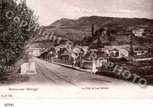 Ville de BONNE, carte postale ancienne