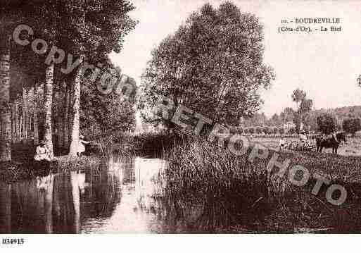 Ville de BOUDREVILLE, carte postale ancienne