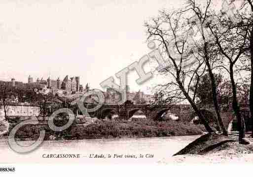 Ville de CARCASSONNE, carte postale ancienne