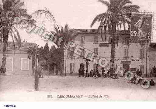 Ville de CARQUEIRANNE, carte postale ancienne