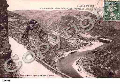 Ville de CASSANIOUZE, carte postale ancienne