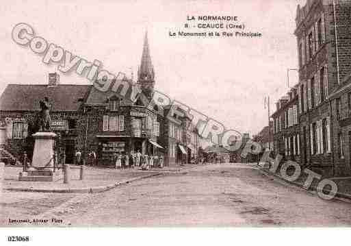 Ville de CEAUCE, carte postale ancienne