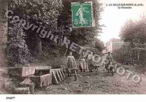 Ville de CELLESURMORIN(LA), carte postale ancienne