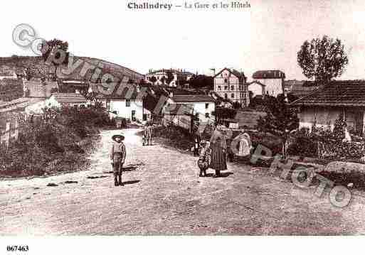 Ville de CHALINDREY, carte postale ancienne