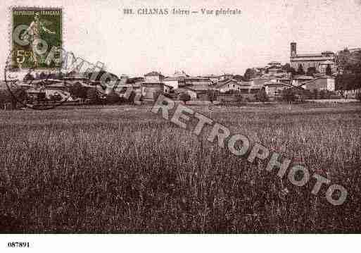 Ville de CHANAS, carte postale ancienne