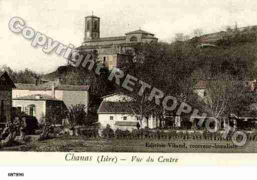 Ville de CHANAS, carte postale ancienne