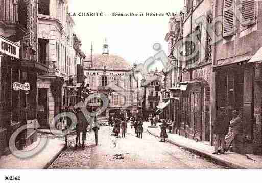 Ville de CHARITESURLOIRE(LA), carte postale ancienne