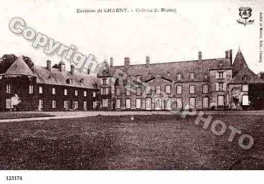 Ville de CHARNY, carte postale ancienne