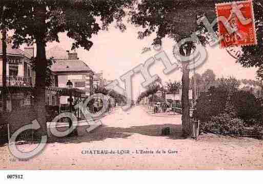 Ville de CHATEAUDULOIR, carte postale ancienne