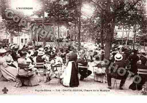 Ville de CHATELGUYON, carte postale ancienne