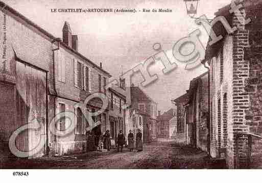 Ville de CHATELETSURRETOURNE(LE), carte postale ancienne