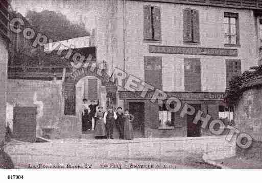 Ville de CHAVILLE, carte postale ancienne