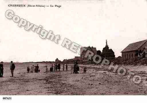 Ville de CHERRUEIX, carte postale ancienne