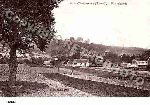 Ville de CHEVREUSE, carte postale ancienne