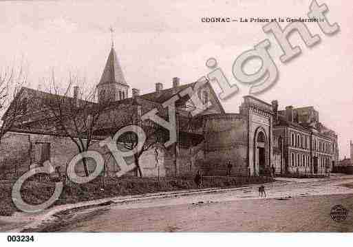 Ville de COGNAC, carte postale ancienne