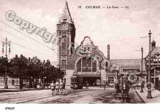 Ville de COLMAR, carte postale ancienne