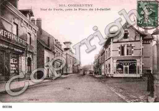 Ville de COMMENTRY, carte postale ancienne