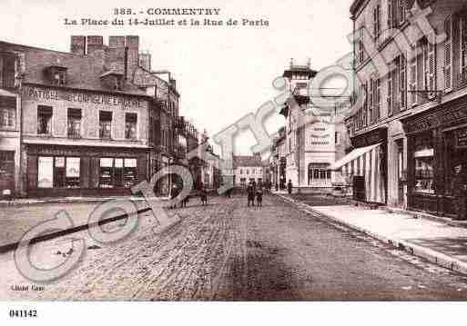 Ville de COMMENTRY, carte postale ancienne