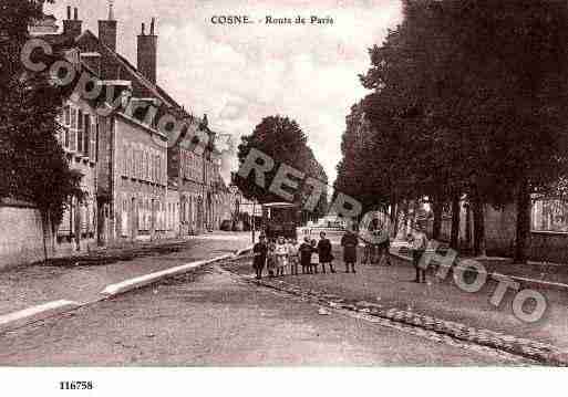 Ville de COSNESURLOIRE, carte postale ancienne