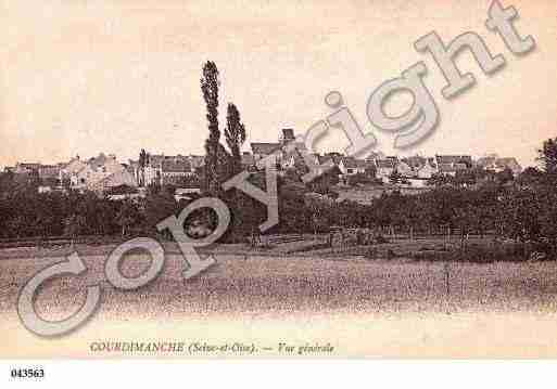 Ville de COURDIMANCHE, carte postale ancienne