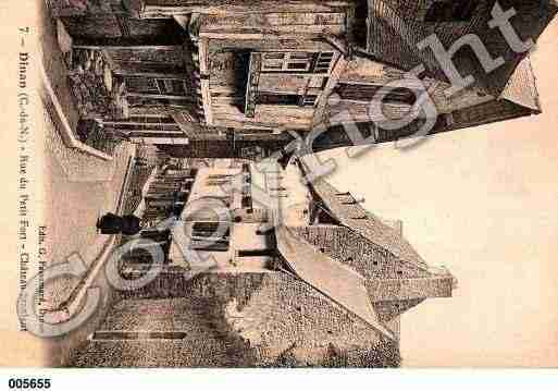 Ville de DINAN, carte postale ancienne