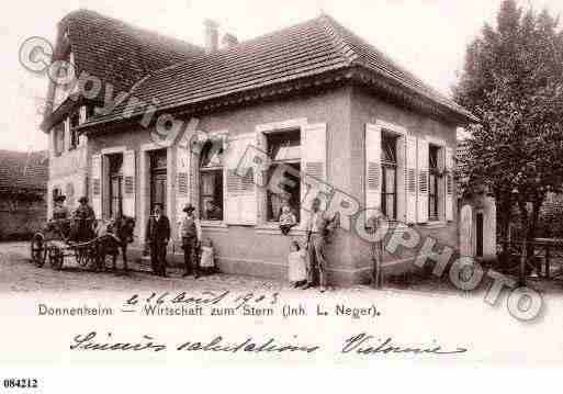 Ville de DONNENHEIM, carte postale ancienne