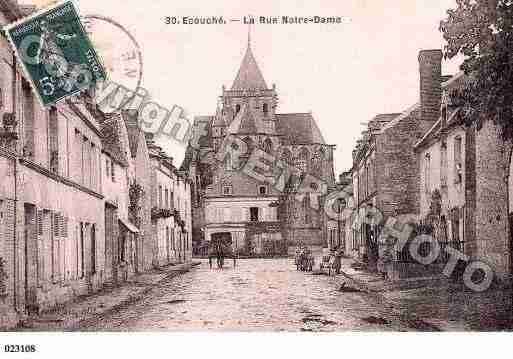 Ville de ECOUCHE, carte postale ancienne