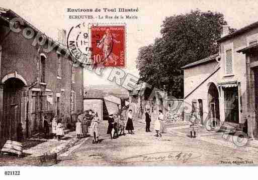 Ville de ECROUVES, carte postale ancienne