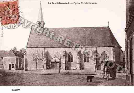 Ville de FERTEBERNARD(LA), carte postale ancienne