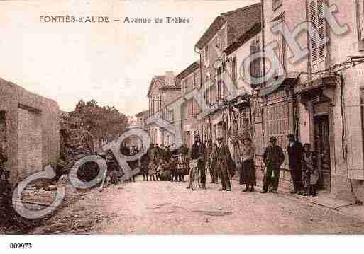 Ville de FONTIESD\'AUDE, carte postale ancienne