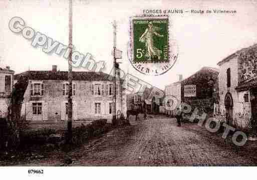 Ville de FORGES, carte postale ancienne