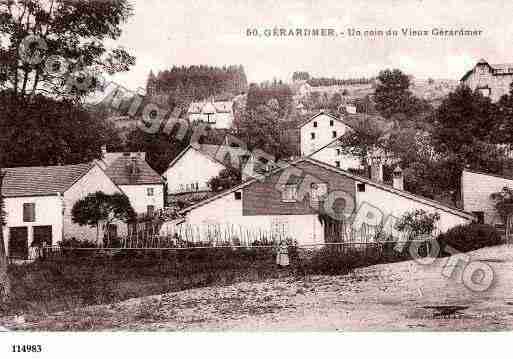 Ville de GERARDMER, carte postale ancienne