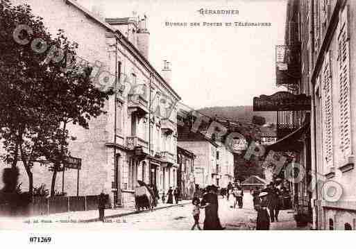 Ville de GERARDMER, carte postale ancienne