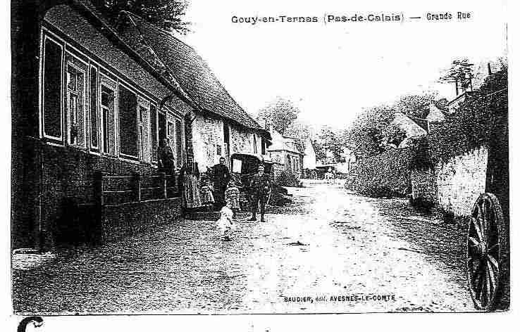 Ville de GOUYENTERNOIS, carte postale ancienne