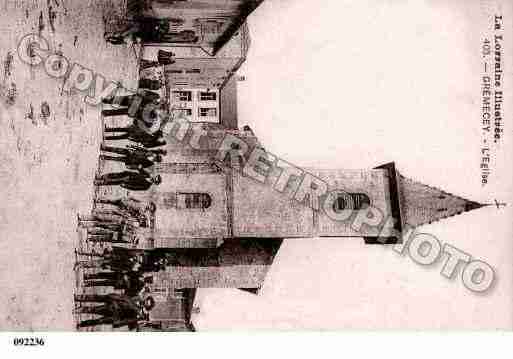 Ville de GREMECEY, carte postale ancienne