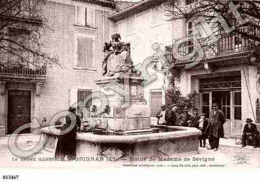 Ville de GRIGNAN, carte postale ancienne