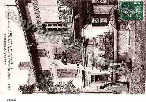 Ville de GRIGNAN, carte postale ancienne