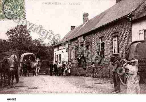 Ville de GRUMESNIL, carte postale ancienne