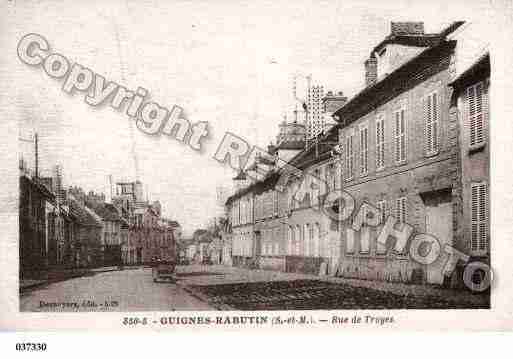 Ville de GUIGNES, carte postale ancienne