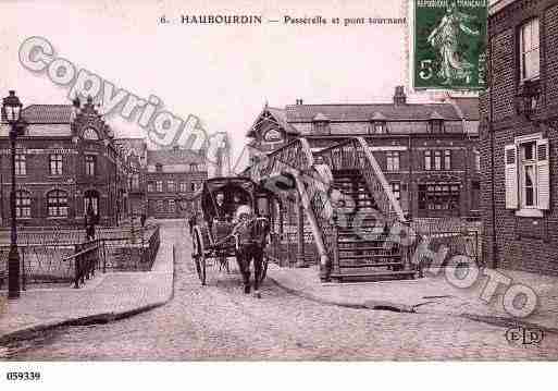 Ville de HAUBOURDIN, carte postale ancienne