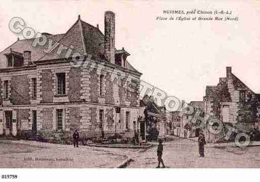 Ville de HUISMES, carte postale ancienne