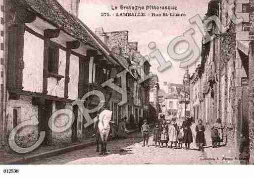 Ville de LAMBALLE, carte postale ancienne