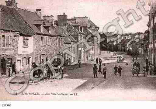 Ville de LAMBALLE, carte postale ancienne