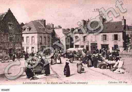 Ville de LANDERNEAU, carte postale ancienne