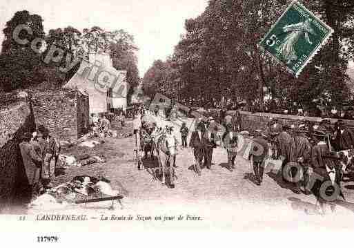 Ville de LANDERNEAU, carte postale ancienne