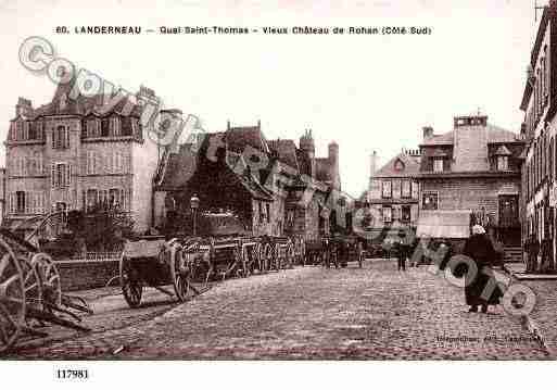 Ville de LANDERNEAU, carte postale ancienne